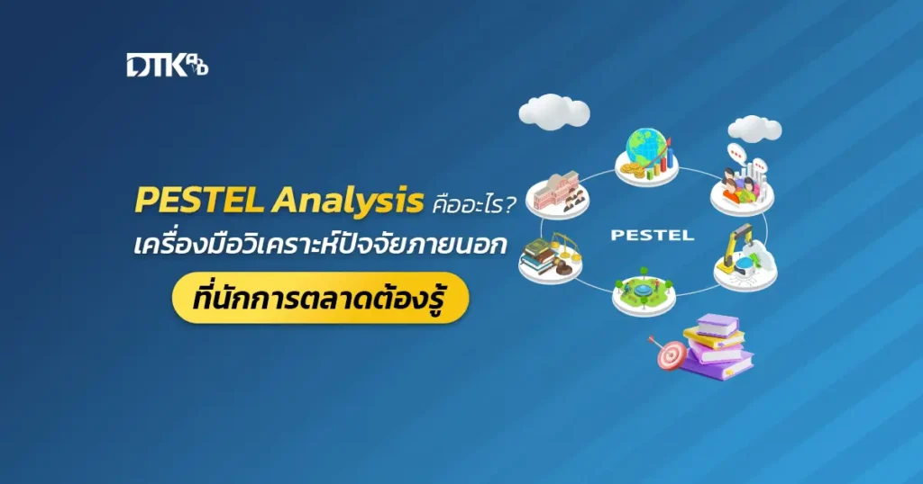 PESTEL Analysis คืออะไร? เครื่องมือวิเคราะห์ปัจจัยภายนอกที่นักการตลาดต้องรู้